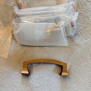 10 - Antique Brass Cupboard  Pull Handles